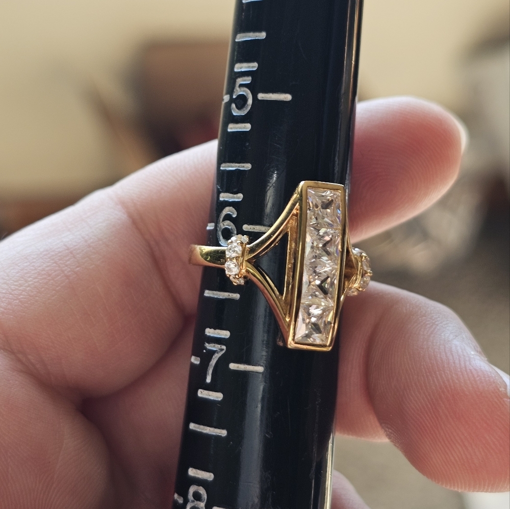 Stampd Gold and Silver Geometric Ring - Picture 4 of 5